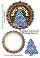 Scalloped Multi-layered Christmas Topper 2