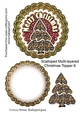 Scalloped Multi-layered Christmas Topper 6