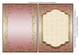 Blank Metallic Card with Decorated Borders 2