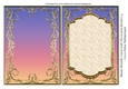 Blank Metallic Card with Decorated Borders 4