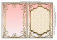 Blank Metallic Card with Decorated Borders 5