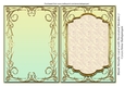 Blank Metallic Card with Decorated Borders 7