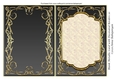 Blank Metallic Card with Decorated Borders 10