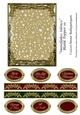 Snowflakes Silence Blank Topper 10