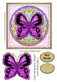 Layered Square Topper with Butterfly 3