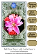 Tall Floral Topper with Swirly Frame 1