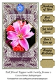 Tall Floral Topper with Swirly Frame 2