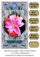 Tall Floral Topper with Swirly Frame 3