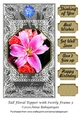 Tall Floral Topper with Swirly Frame 5