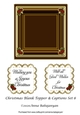 Christmas Blank Topper & Captions Set 8