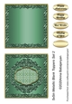 5x5in Metallic Blank Toppers Set 2