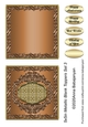 5x5in Metallic Blank Toppers Set 3