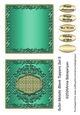 5x5in Metallic Blank Toppers Set 6