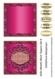 5x5in Metallic Blank Toppers Set 8