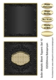 5x5in Metallic Blank Toppers Set 10