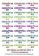 Christmas Joy Stickers Set 2