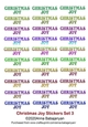 Christmas Joy Stickers Set 3