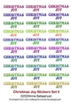 Christmas Joy Stickers Set 4