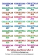 Christmas Joy Stickers Set 5
