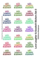 Love Laughter & Goodwill Stickers Set 3