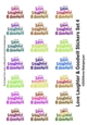 Love Laughter & Goodwill Stickers Set 4