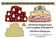 Christmas Shaped Card Love Laughter & Goodwill 6