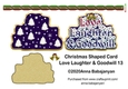 Christmas Shaped Card Love Laughter & Goodwill 13