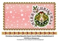 Christmas Scalloped Beautiful Quick Card & Ribbon Embellishment 4