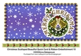 Christmas Scalloped Beautiful Quick Card & Ribbon Embellishment 10