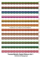 Twisted Metallic Digital Ribbons Set 1