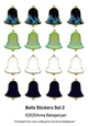 Bells Stickers Set 2