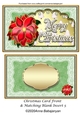 Christmas Card Front & Matching Blank Insert 5