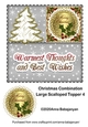 Christmas Combination Large Scalloped Topper 4