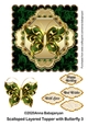 Scalloped Layered Topper with Butterfly 3