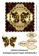 Scalloped Layered Topper with Butterfly 7