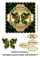 Scalloped Layered Topper with Butterfly 11