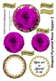 Shaped Pyramid Rose Topper 2