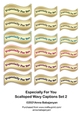 Especially For You Scalloped Wavy Captions Set 2