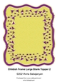 Childish Frame Large Blank Topper 2
