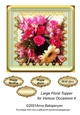 Large Floral Topper for Various Occasions 4