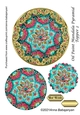 Oil Paint Mandala Pyramid Topper 2