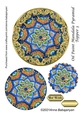 Oil Paint Mandala Pyramid Topper 3