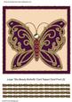 Large Shy Beauty Butterfly Card Topper/ Card Front 2