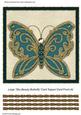 Large Shy Beauty Butterfly Card Topper/ Card Front 4