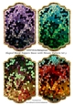 Shaped Blank Toppers Bases with Mosaic Pattern Set 3