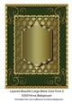 Layered Beautiful Large Blank Card Front 2