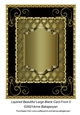 Layered Beautiful Large Blank Card Front 5