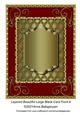 Layered Beautiful Large Blank Card Front 9