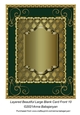 Layered Beautiful Large Blank Card Front 10
