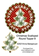 Christmas Scalloped Round Topper 8